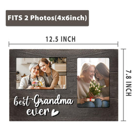 JNDJE holds two 4x6 photos with clear glass protection