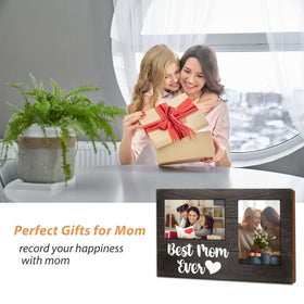 JNDJE frame holds two 4x6 photos for family storytelling.