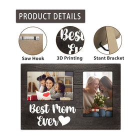 JNDJE Mother's Day gift frame adds a personal touch for mom.