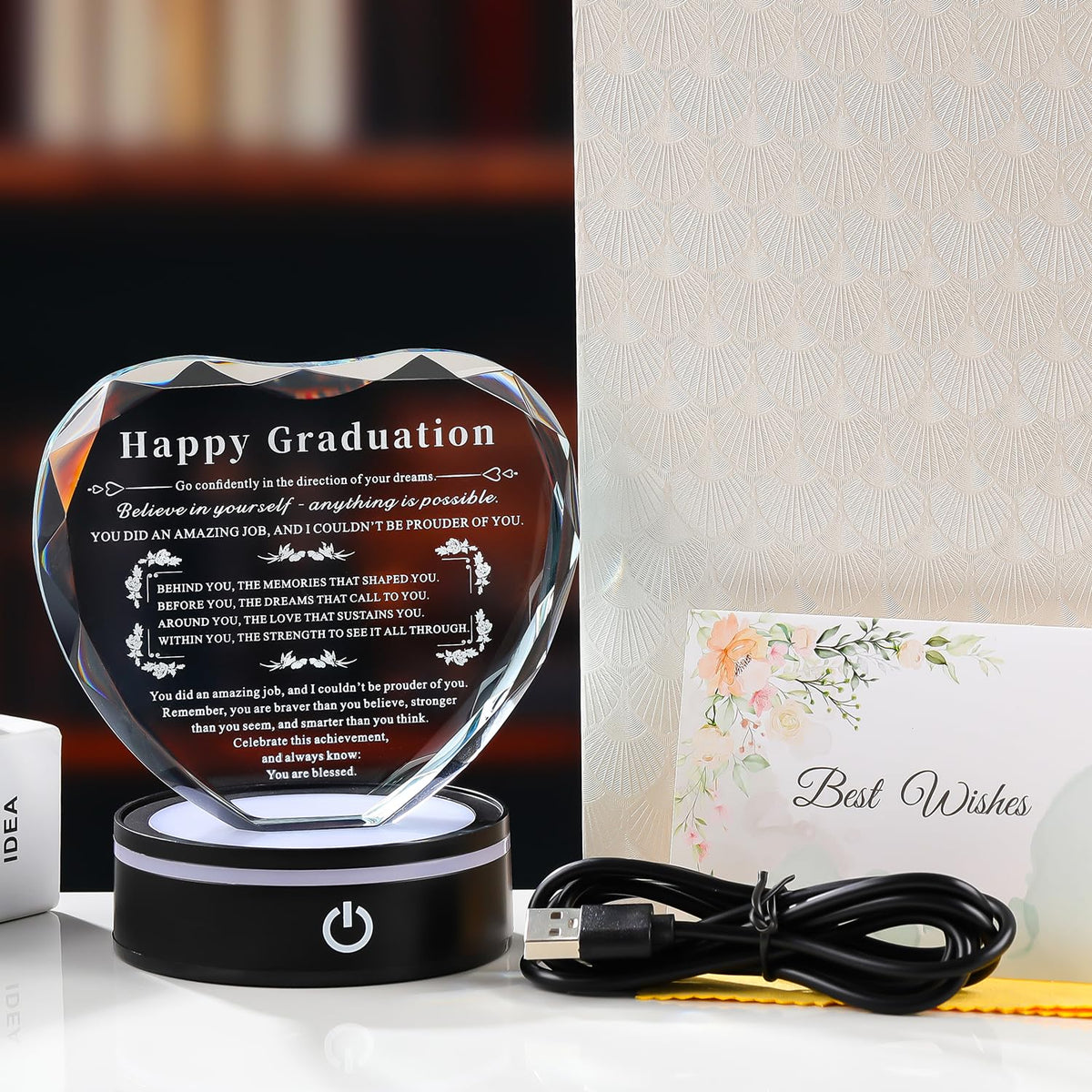 JOASURA keepsake gift fits her, him, daughter, or grandson.