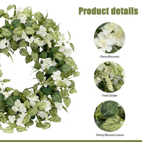 Jobflower durable high quality wreath ideal for porch decor.