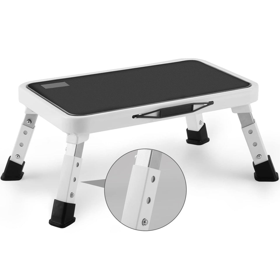Jocauto folding step stool compact storage fits tight kitchen spaces