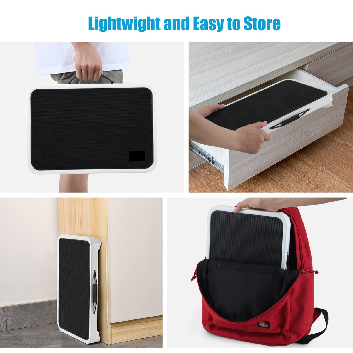 Jocauto folding stool portable design fits drawers and gaps