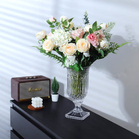 Joeyan wedding and party decor vase stands tall as a focal centerpiece.
