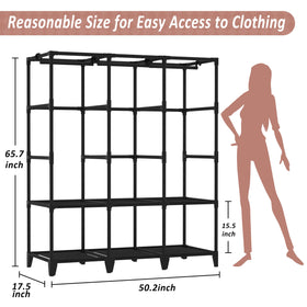 Jofuler Wardrobe 8 Side Pockets: handy small-item storage at your fingertips