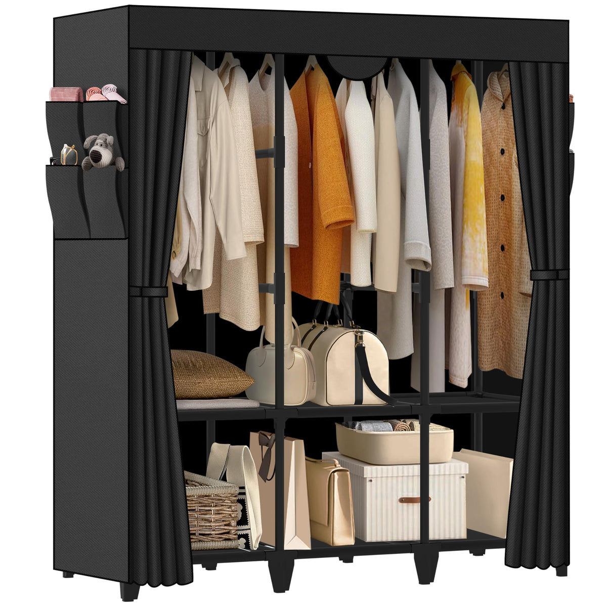 Jofuler Wardrobe Assembly Easy: quick setup for organized clothing storage