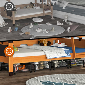 Joibabe unfolded dimensions maximize capacity for seasonal clothing.