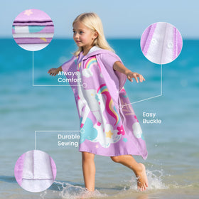 Joiedomi shark hooded towel doubles as a sand cape.