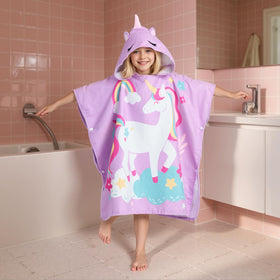 Joiedomi kids towel is compact for travel and warm.