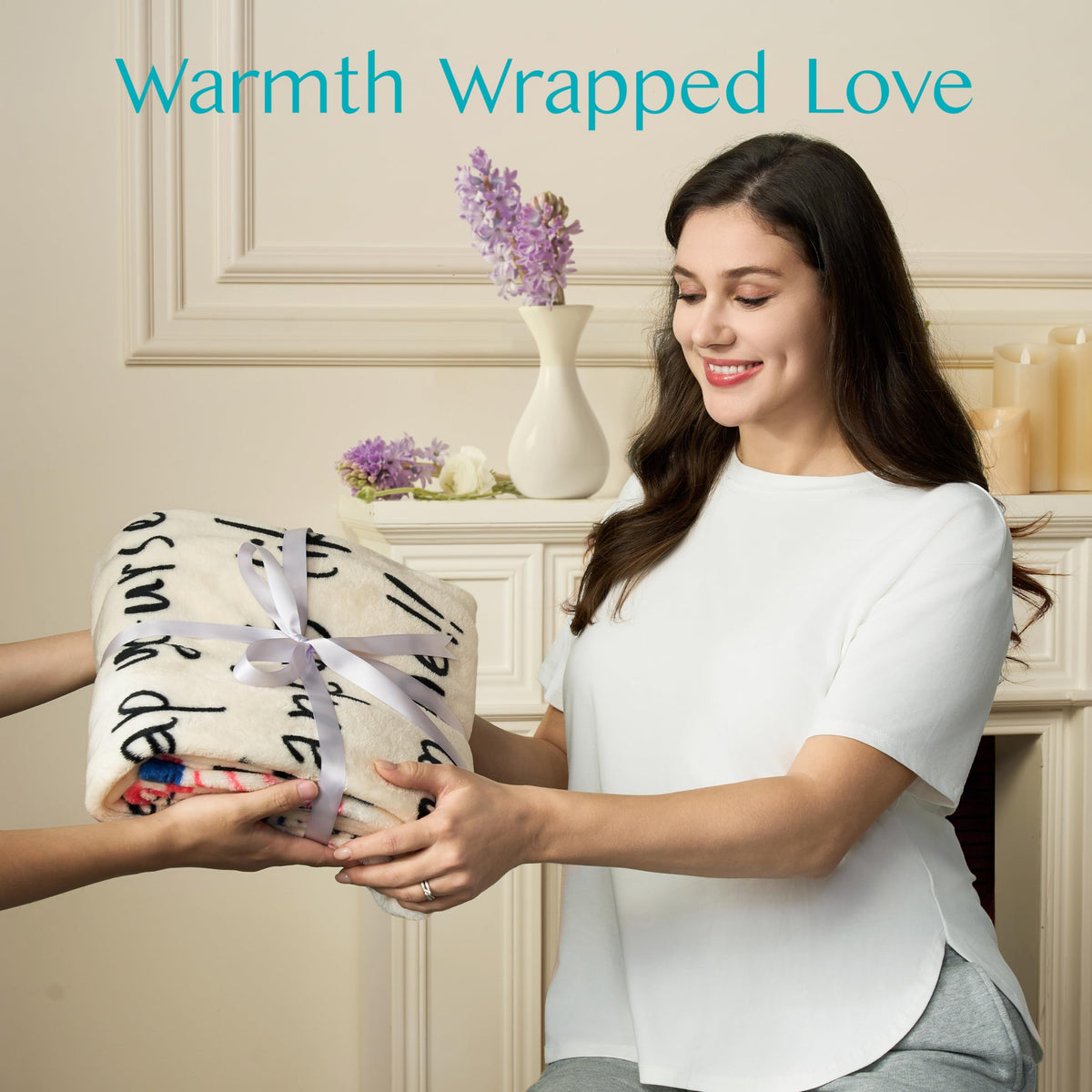 Joiedomi cozy throw ready for gifting on Mother's Day