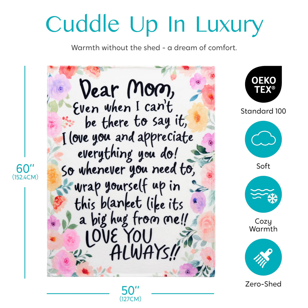  Joiedomi Mom Blanket packaged as a thoughtful gift