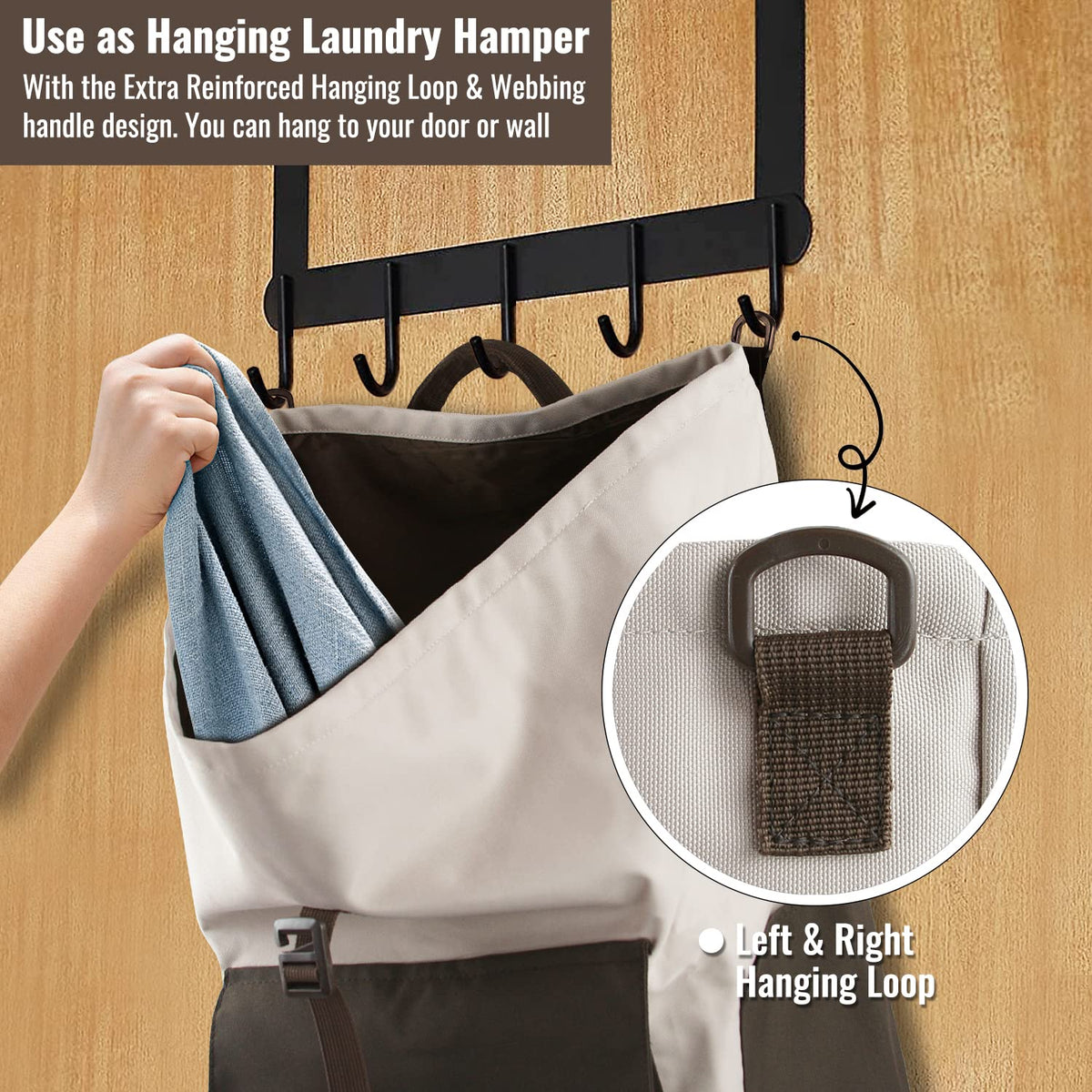 JOINPRO side pockets keep keys and cards organized during laundromat trips.