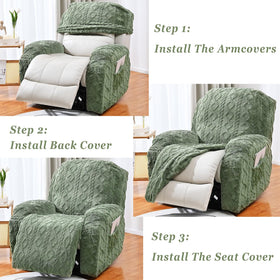 JOKIVTOU elegant recliner cover enhances decor in your living space.