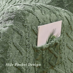 JOKIVTOU machine-washable recliner cover for easy cleaning.