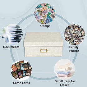Jolensoy storage box ideal for photos, letters, and small craft supplies.