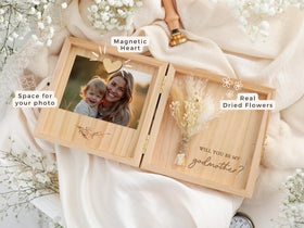 Joli Coon Godmother engraving close up highlighting personalized detail
