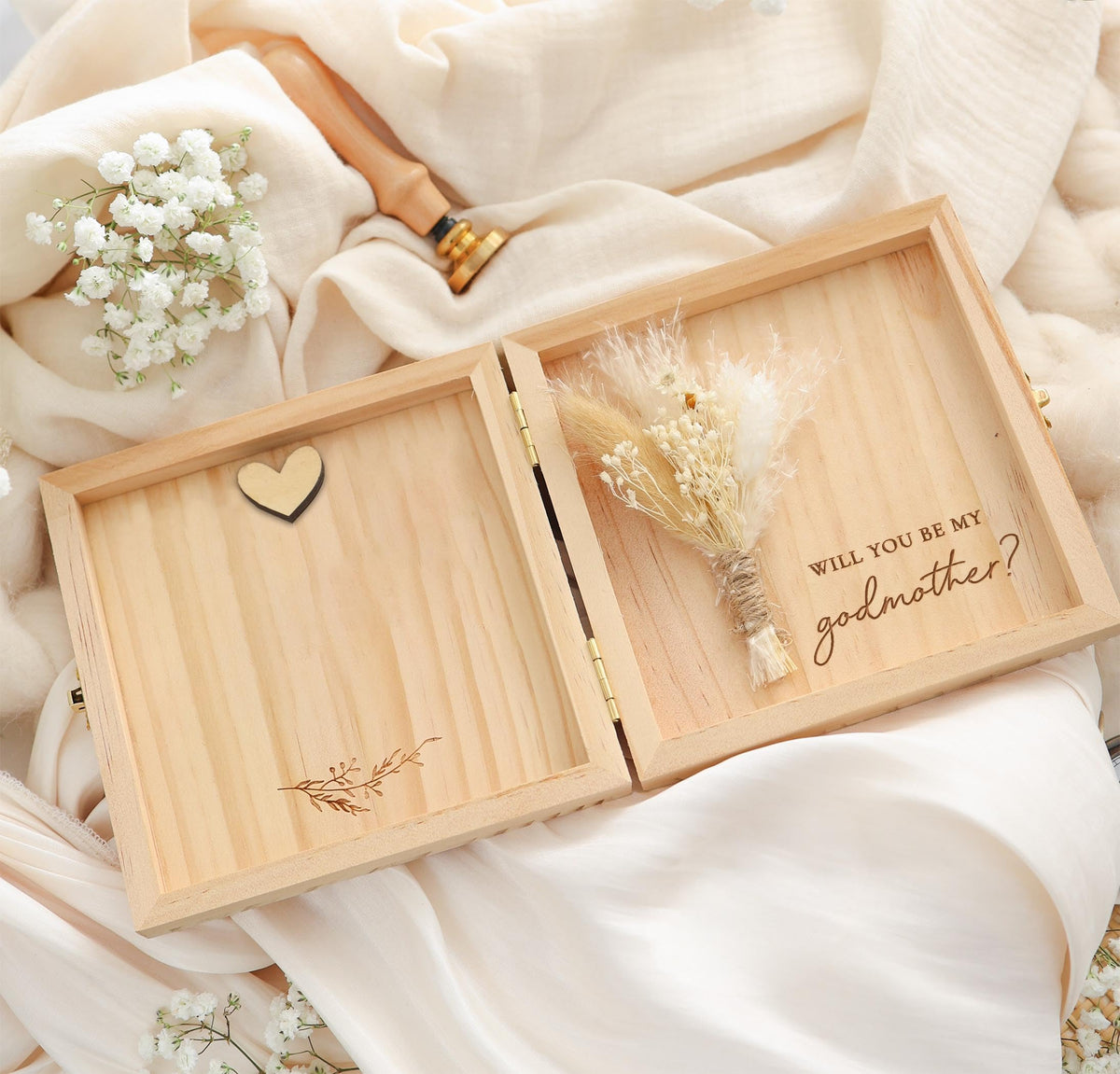 Joli Coon Godmother packaging ready for gifting and celebration
