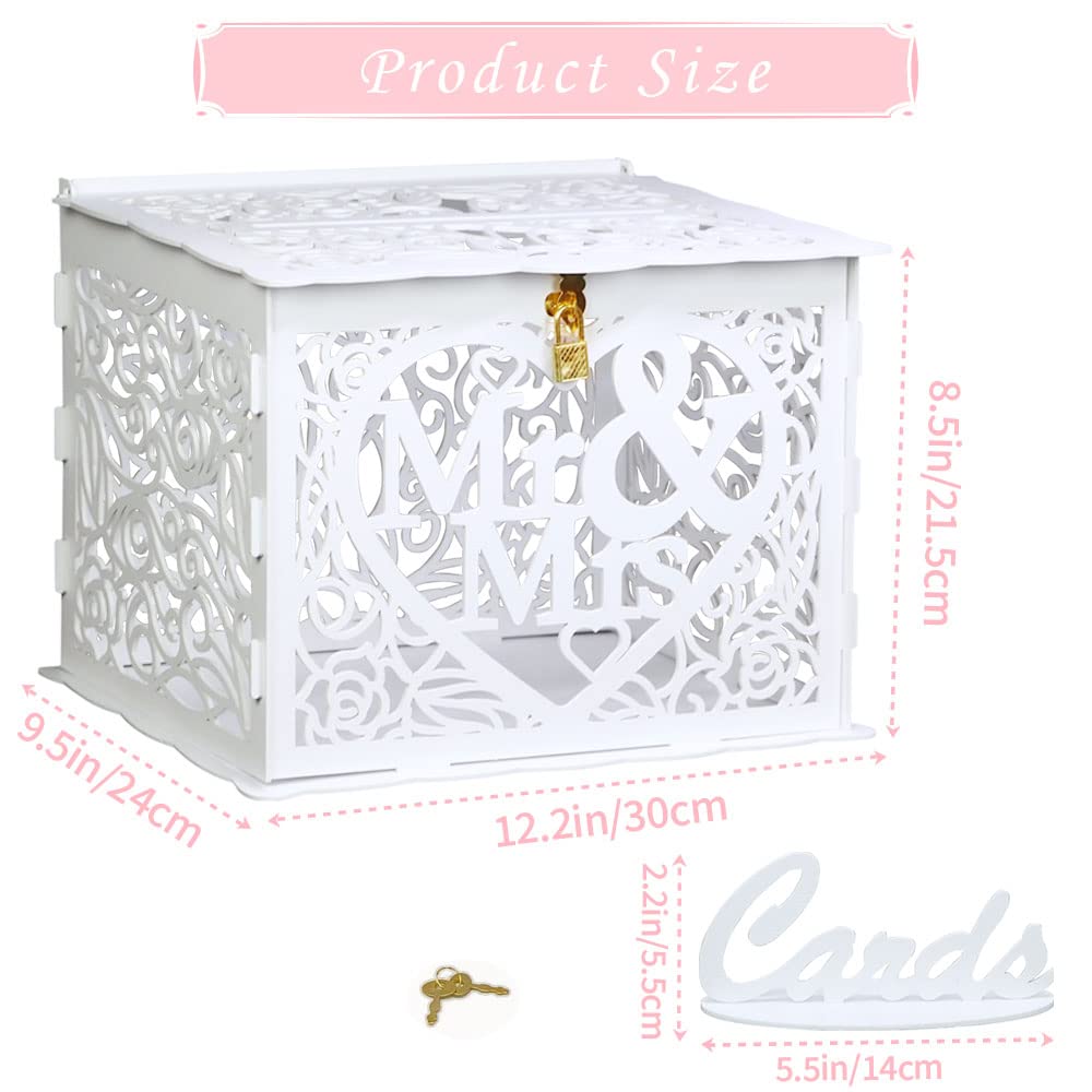 Jolik money box holds 250-300 cards, ideal for guest messages.