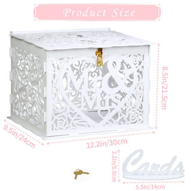 Jolik money box holds 250-300 cards, ideal for guest messages.
