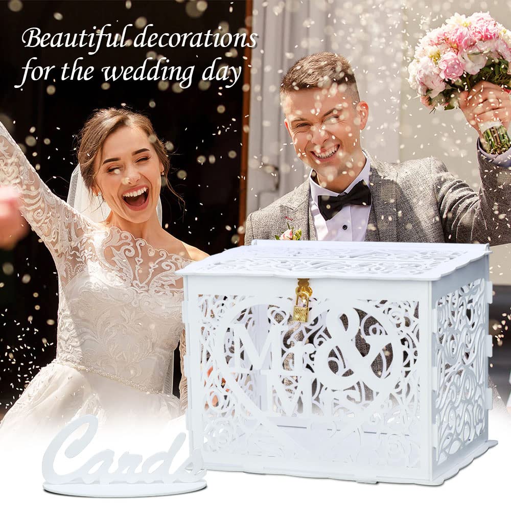 Jolik white rustic finish enhances wedding decor aesthetic.