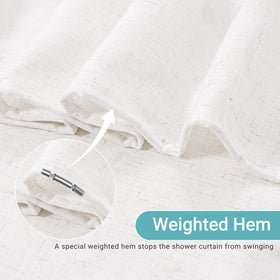 Breathable Jolilight fabric dries quickly to keep bathroom fresh
