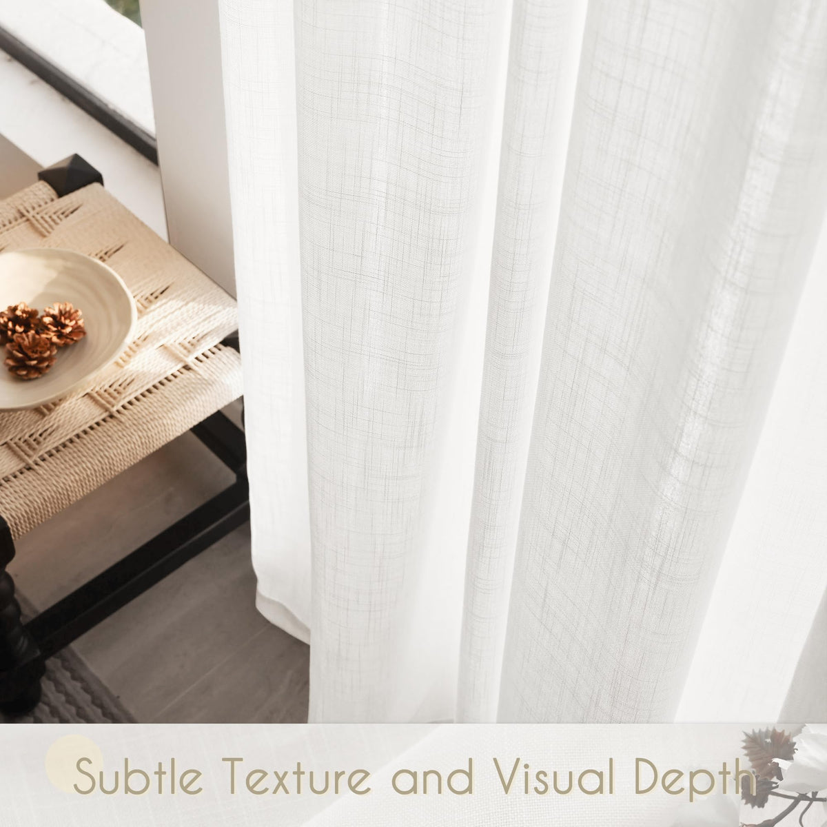 Jolilight curtain style suited for coastal farmhouse decor