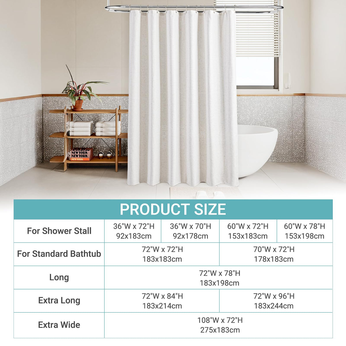 Easy-care Jolilight curtain: machine wash cold and tumble dry
