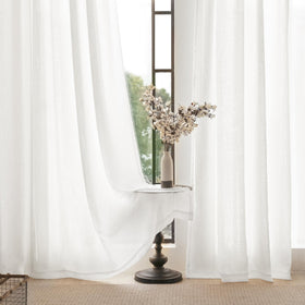 Living room setup using Jolilight curtains for soft light control