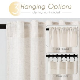 Jolilight light-filtering curtain diffuses sunlight for a soft glow