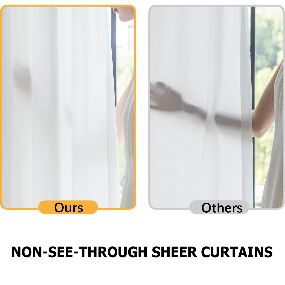JOLLADE privacy curtains window setup demonstrating versatile living room styling