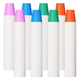 JOLLY PARTY dots 5oz cups bulk for easy party hydration and quick cleanup.
