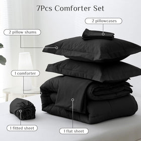 JOLLYVOGUE down-alternative comforter with cozy, lightweight warmth