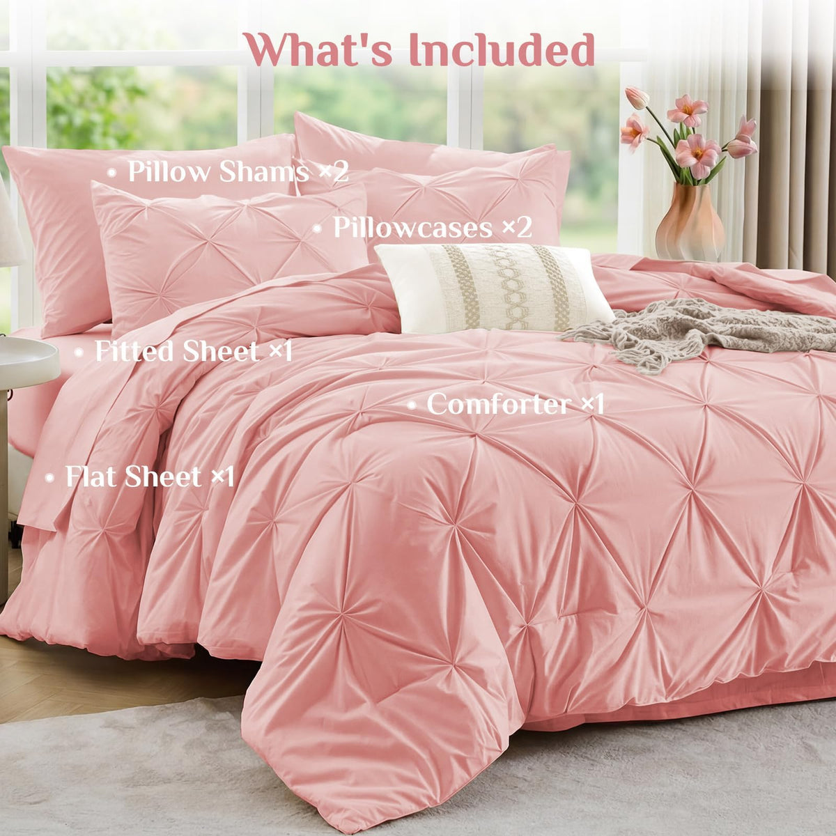 JOLLYVOGUE flat sheet 81x96 sized for standard full beds