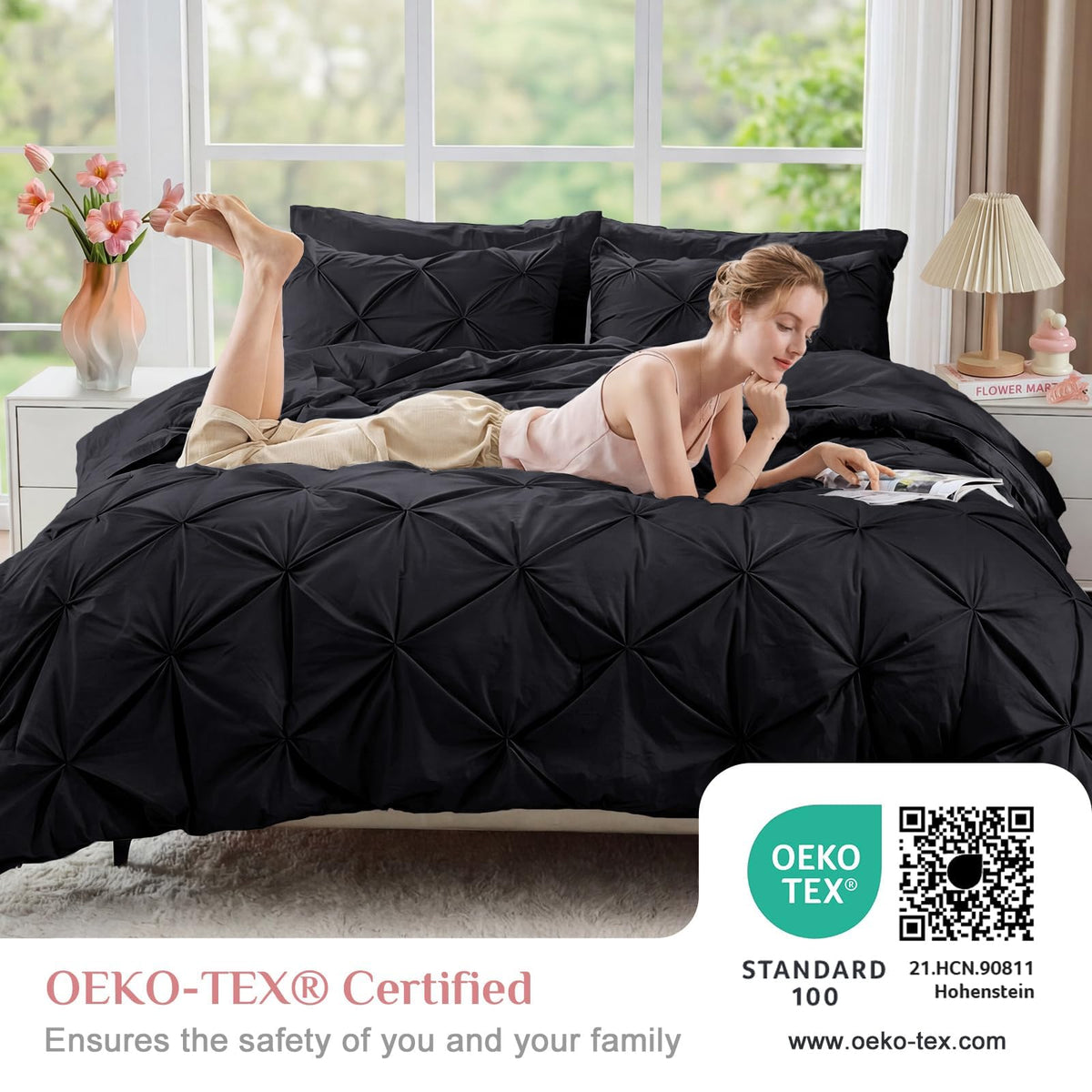 JOLLYVOGUE Flat sheet 90x102 adds clean lines to the bed