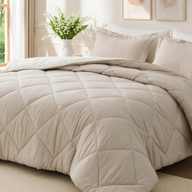 JOLLYVOGUE king size comforter set with soft microfiber for restful nights