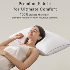 JOLLYVOGUE side-sleeper support pillow helps neck alignment during sleep.