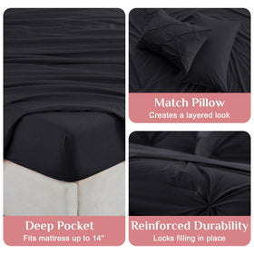 JOLLYVOGUE Pillowcases 20x30 for easy care and comfort