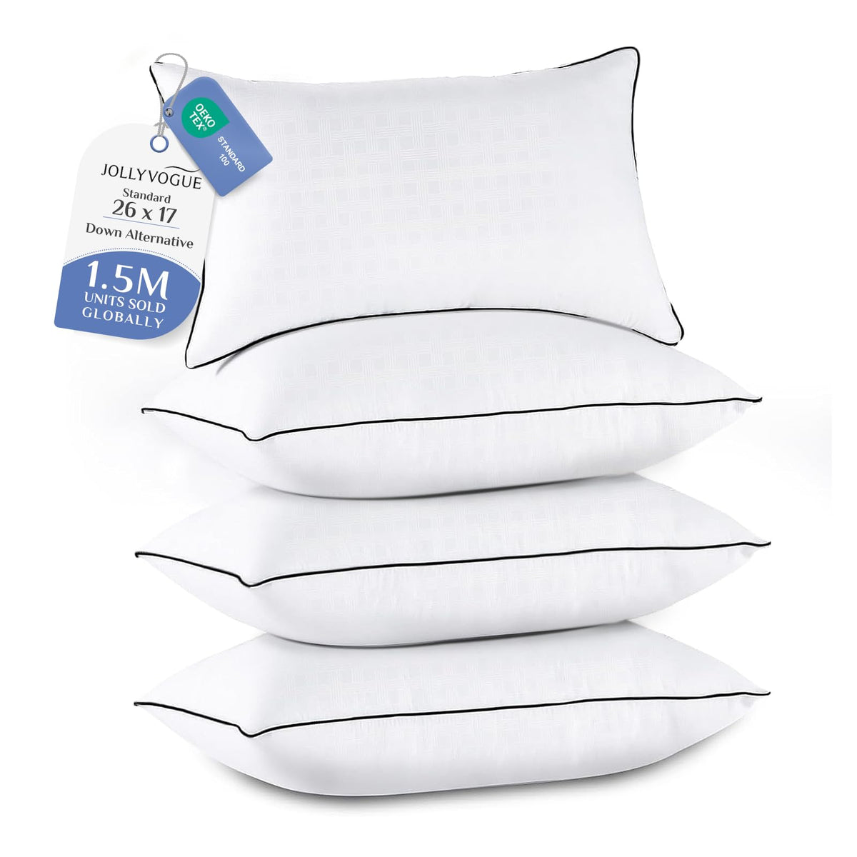JOLLYVOGUE standard-pack4 in-bedroom setup for hotel-grade comfort