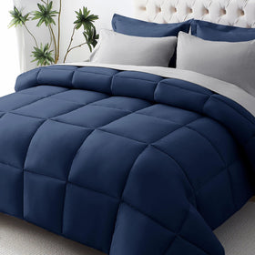 JOLLYVOGUE queen comforter close-up showing plush softness for all-season use