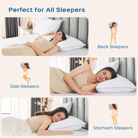 JOLLYVOGUE vacuum-sealed packaging keeps pillows compact and fresh.