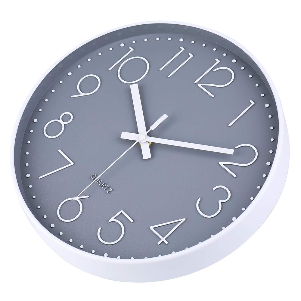 jomparis 16inch gray wall clock packaging and unboxing ready