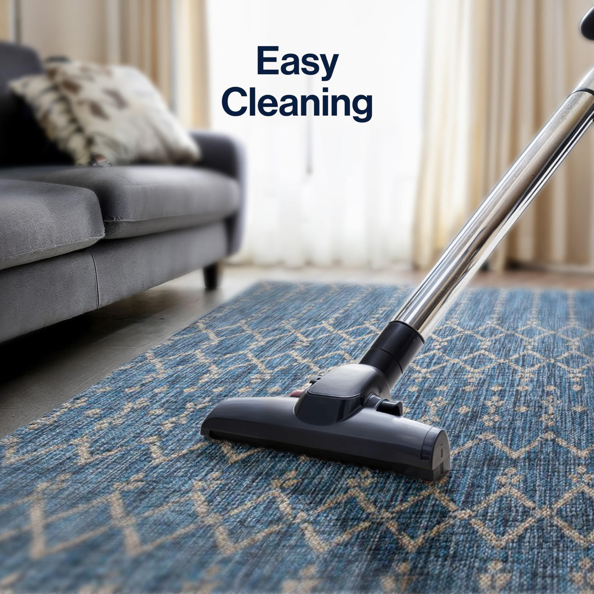 Jonathan Y flat-weave polypropylene construction for lightweight, durable performance