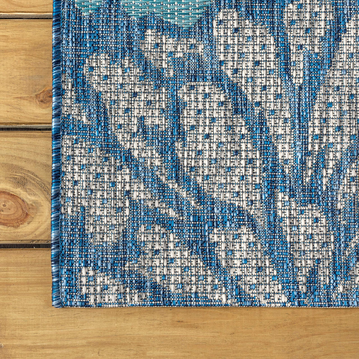 JONATHAN Y low-pile rug highlights durability for busy homes and pets.