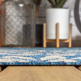 JONATHAN Y pet-friendly flat-weave rug suitable for homes with kids.