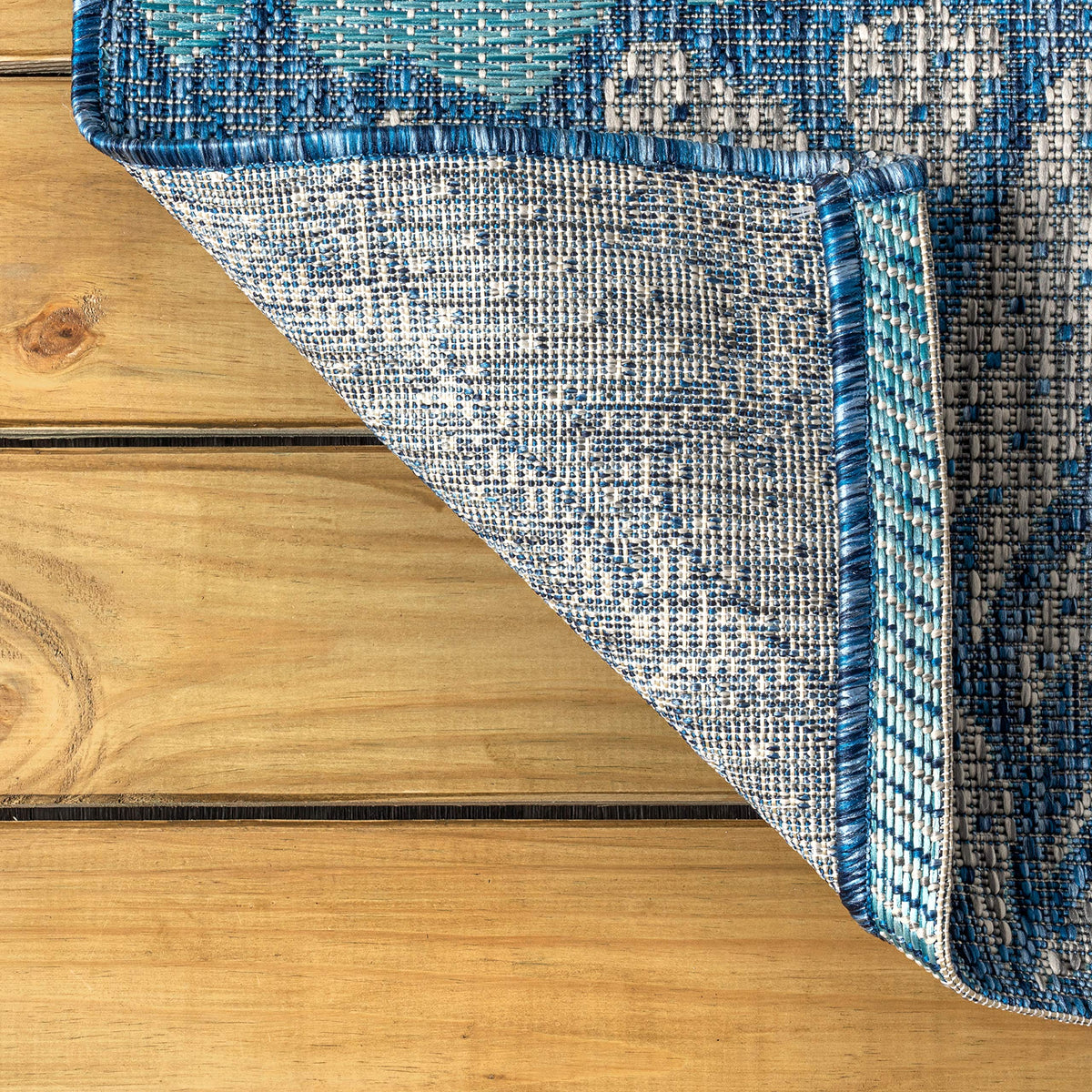 Jonathan Y pet-friendly outdoor rug resists stains and fading in sunlit areas.