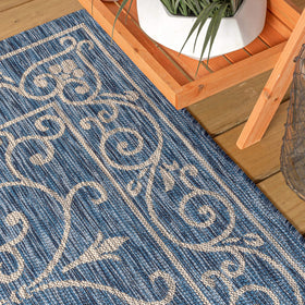 Jonathan Y high-traffic kitchen/mudroom rug in durable flatweave