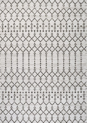 Jonathan Y Moroccan pattern texture adds boho-chic ambiance outdoors.