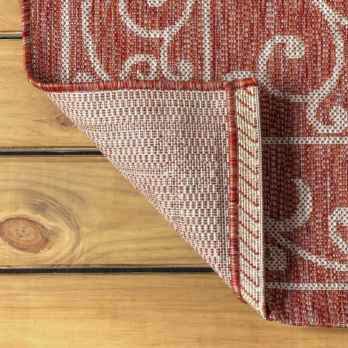 Jonathan Y outdoor rug ideal for patios and entryways with stain-resistance