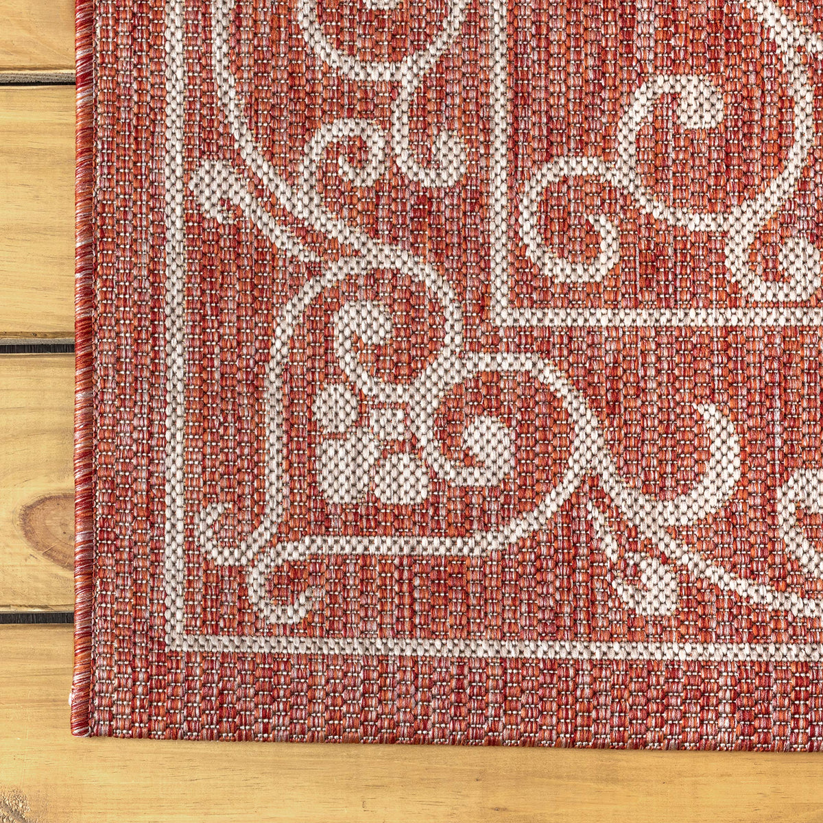 Jonathan Y pet-friendly low-pile rug keeps fibers in place for households with pets