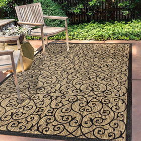 JONATHAN Y Vintage Filigree 3x5 rug with flatweave for high-traffic areas